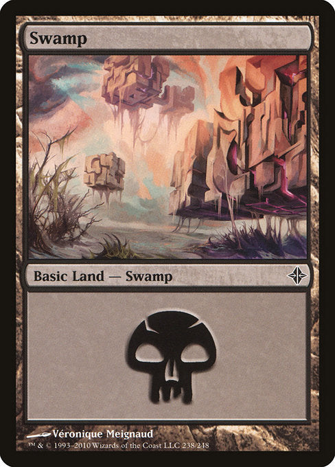 (英)【Foil】沼 / Swamp【ROE】 No.238