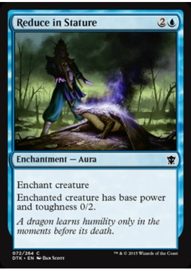 (英)体躯の縮小 / Reduce in Stature【DTK】 No.072