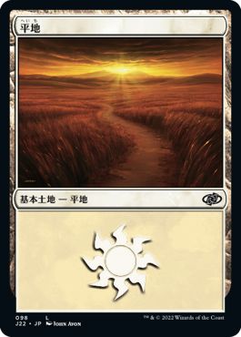(日)平地 / Plains【J22】 No.098