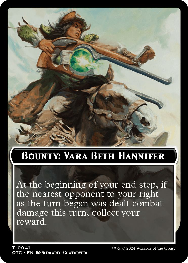 (英)賞金首：ヴァラ・ベス・ハニファー / Bounty: Vara Beth Hannifer【OTC-TOKEN】 No.041
