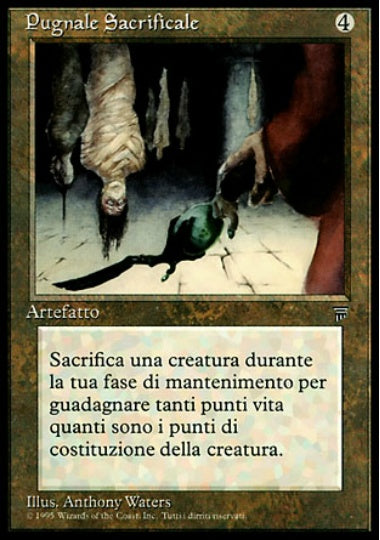 (イタリア語)Pugnale Sacrificale / Life Chisel【LEG】 No.283