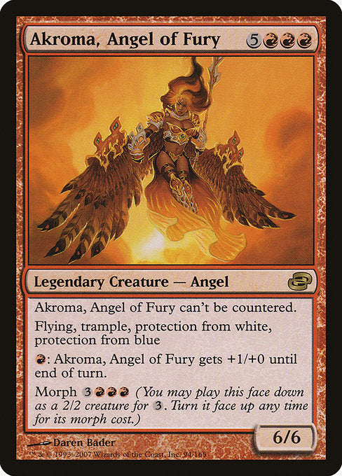 (英)憤怒の天使アクローマ / Akroma, Angel of Fury【PLC】 No.094