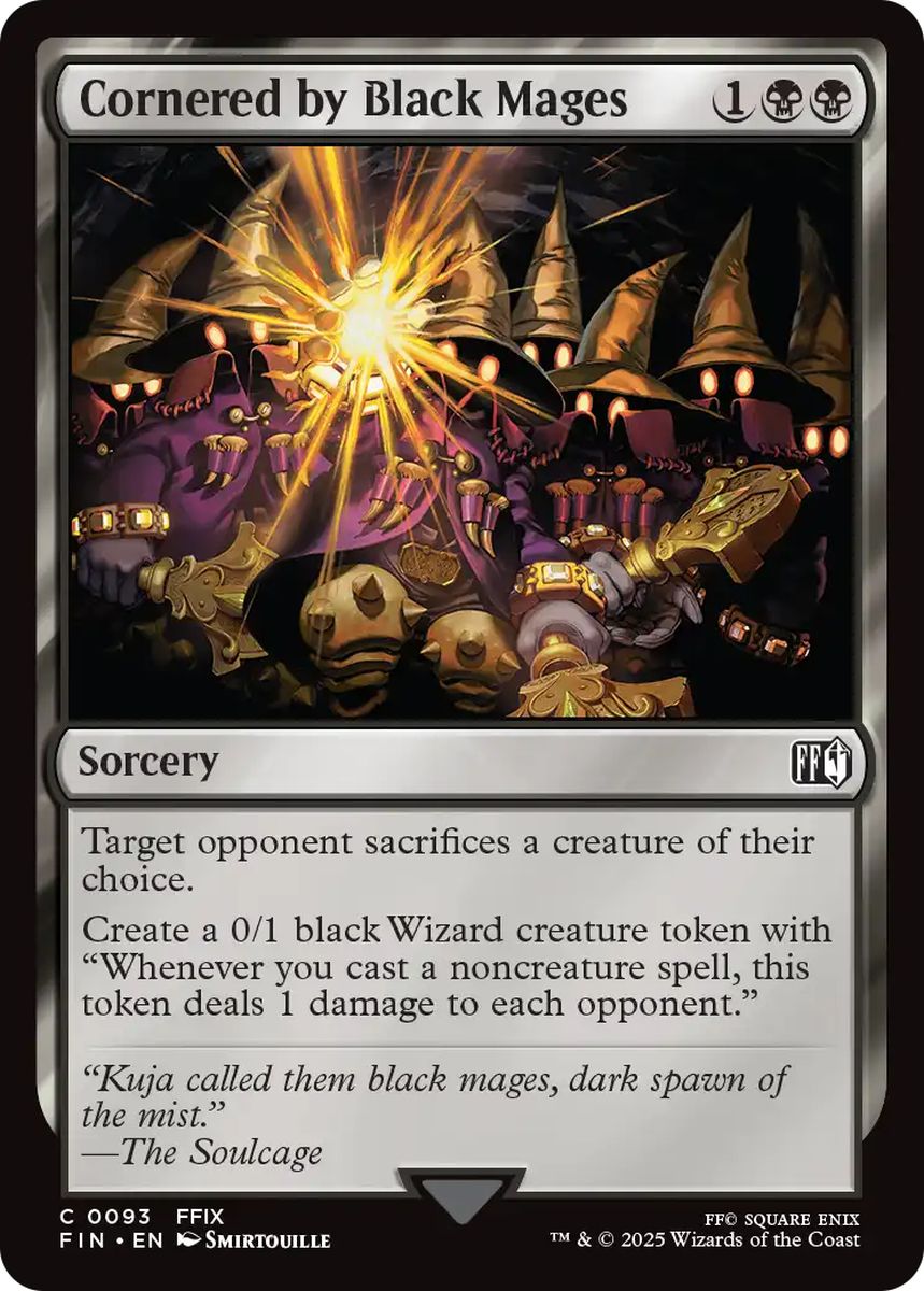 (英)【Foil】黒魔道士の襲撃 / Cornered by Black Mages【FIN】 No.093