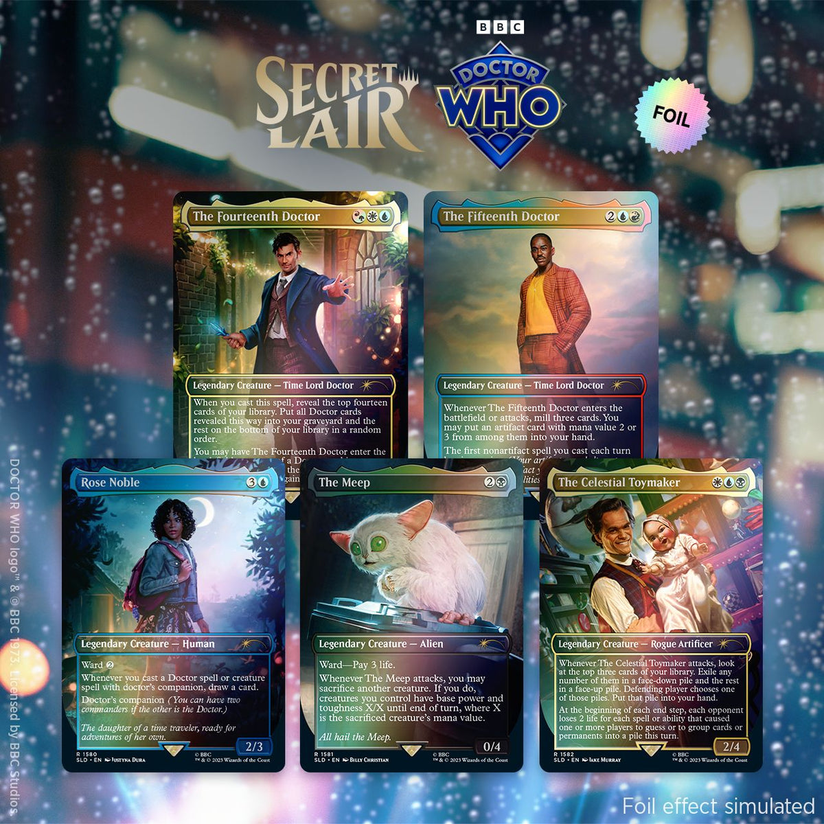 (英)Secret Lair x Doctor Who: Regeneration Foil Edition 【BOX】 ※発送方法は「ゆうパック」を選択してください。