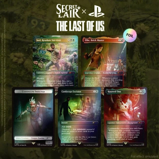 (英)Secret Lair x The Last of Us Part I Foil Edition 【BOX】 ※発送方法は「ゆうパック」を選択してください。