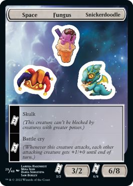 (英)Space Fungus Snickerdoodle Sticker【UNF-STICKER】 No.029