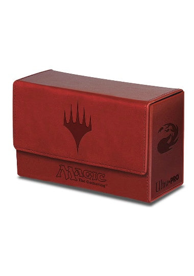 【サプライ】 MANA DUAL FLIP BOX (赤) デッキケース ※発送方法は「ゆうパック」を選択してください。
