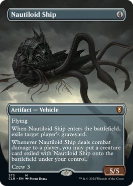 (英)【Foil】ノーチロイド船 / Nautiloid Ship ★拡張枠★ 【CLB】 No.373