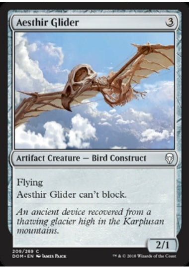 (英)【Foil】エイスサーの滑空機 / Aesthir Glider【DOM】 No.209