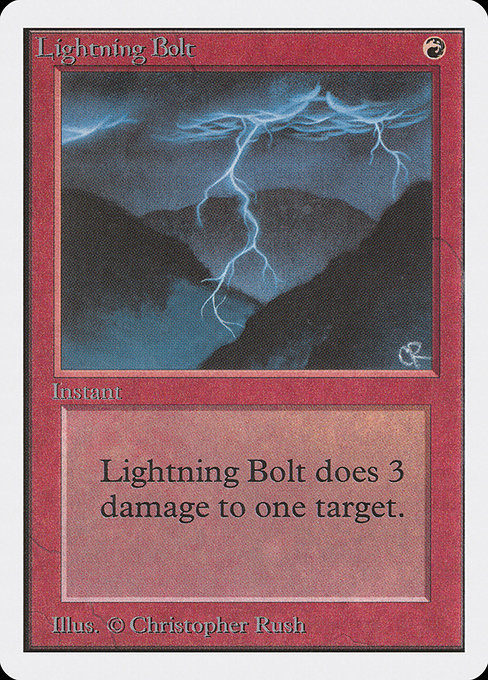 (英)稲妻 / Lightning Bolt【2ED】 No.162
