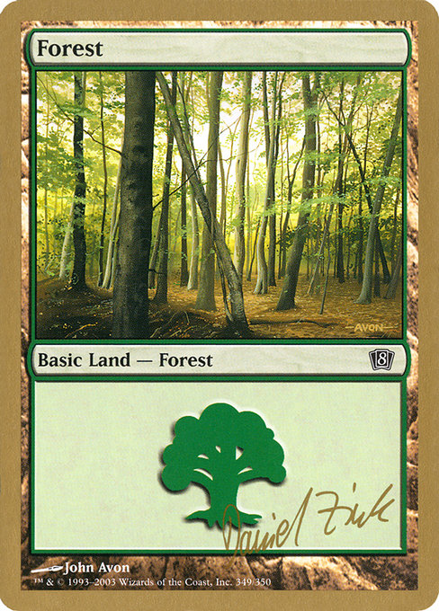 (英)森 / Forest【WC03】 World Championship Decks 2003 Daniel Zink 金枠 No.129