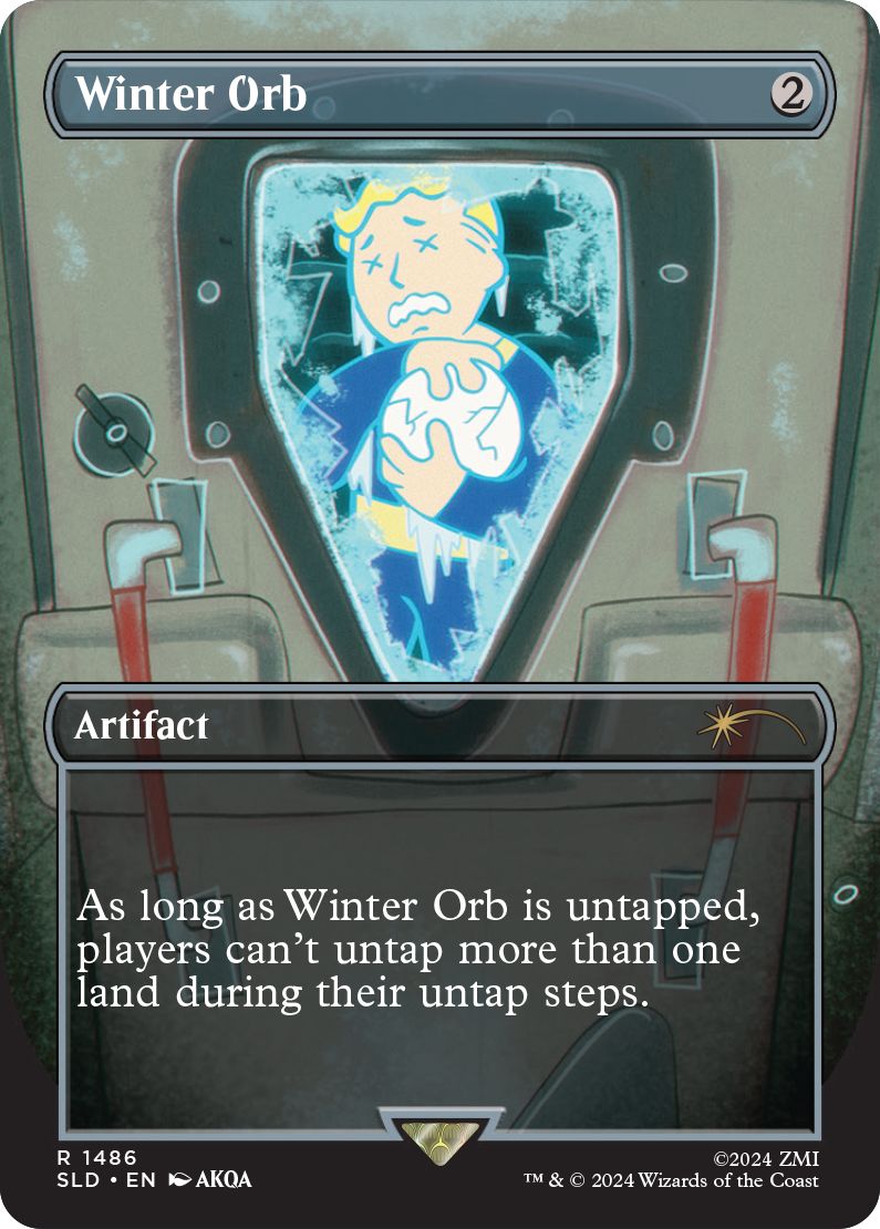 (英)【Foil】冬の宝珠 / Winter Orb【SLD】Secret Lair x Fallout: Vault Boy No.1486