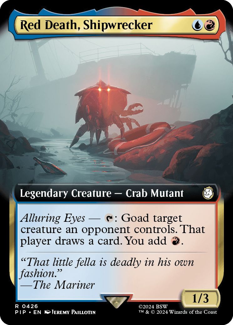 (英)【Foil】船砕き、レッドデス / Red Death, Shipwrecker ★拡張枠★ 【PIP】 No.0426