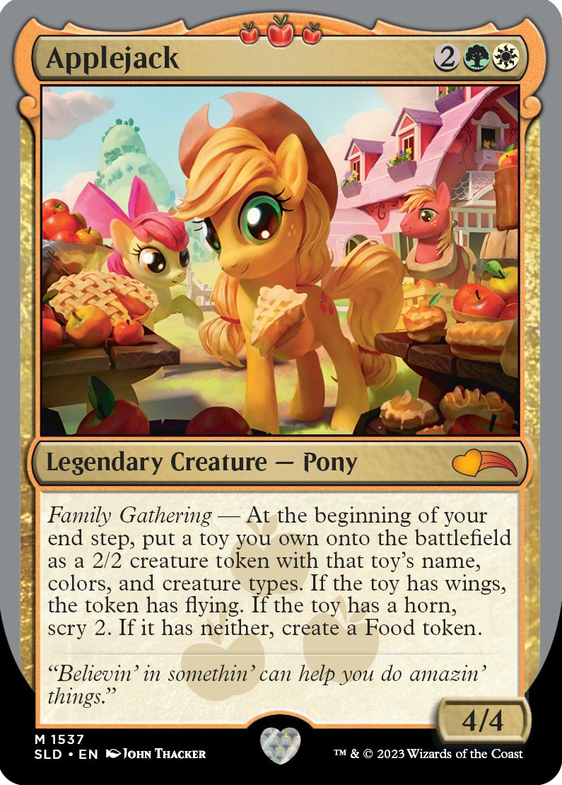 (英)Applejack【SLD】 Ponies: The Galloping 2 | Extra Life 2023 No.1537