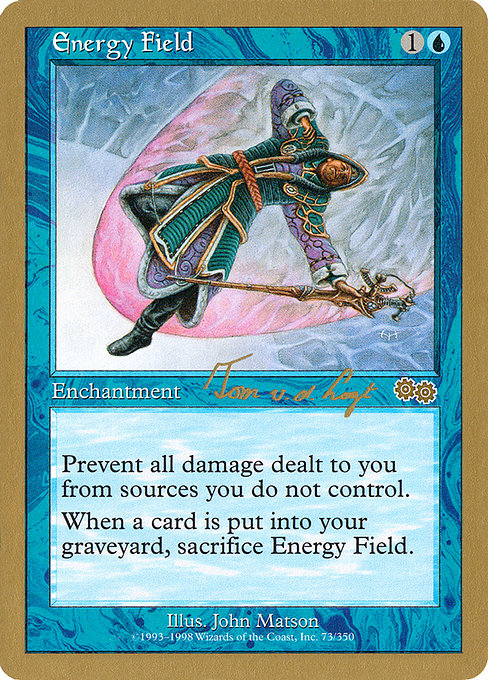 (英)エネルギー・フィールド / Energy Field【WC00】 World Championship Decks 2000 Tom van de Logt 金枠 No.029