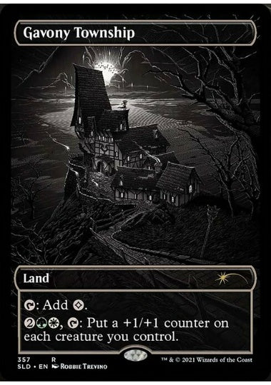 (英)【Foil】ガヴォニーの居住区 / Gavony Township【SLD】Showcase: Midnight Hunt No.357