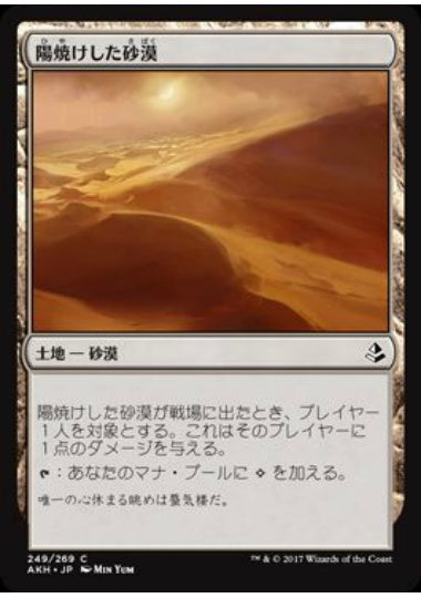 (日)陽焼けした砂漠 / Sunscorched Desert【AKH】 No.249