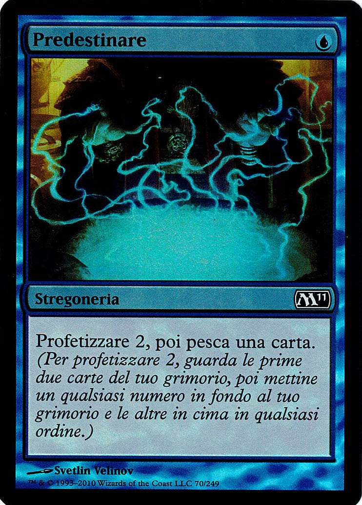 (イタリア語)【Foil】Predestinare / Preordain【M11】 No.070