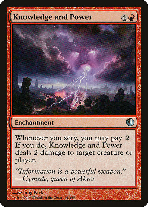 (英)【Foil】知識と力 / Knowledge and Power【JOU】 No.101
