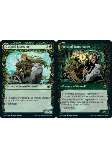(英)辺境地の罠外し / Outland Liberator - 激情の罠破り / Frenzied Trapbreaker ★ショーケース枠★(秋分カード) 【MID】 No.303