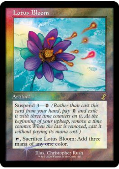 (英)【Foil】睡蓮の花 / Lotus Bloom【TSR】BOX購入プロモ No.411