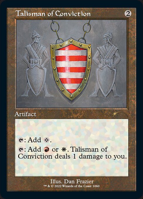 (英)【エッチングFoil】確信のタリスマン / Talisman of Conviction【SLD】 旧枠 Dan Frazier Is Back Again: The Enemy Talismans No.1060