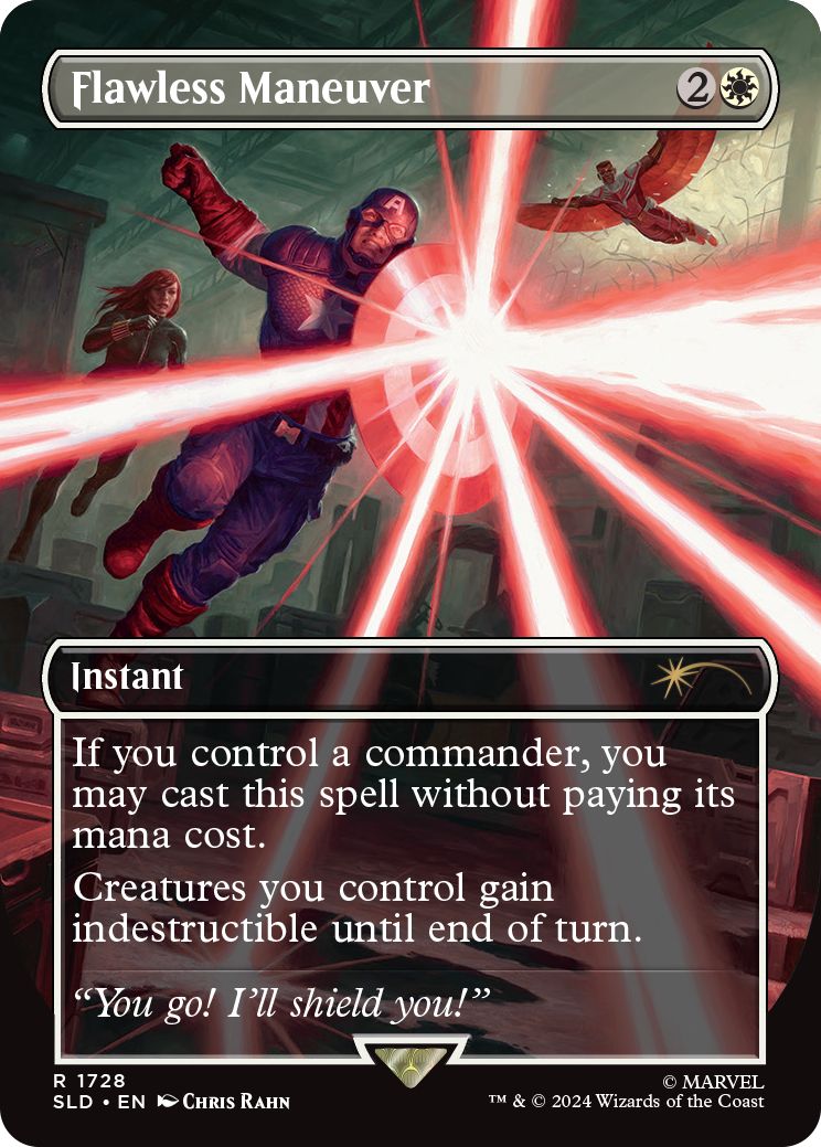 (英)【Foil】完璧な策略 / Flawless Maneuver【SLD】Secret Lair x Marvel's Captain America No.1728