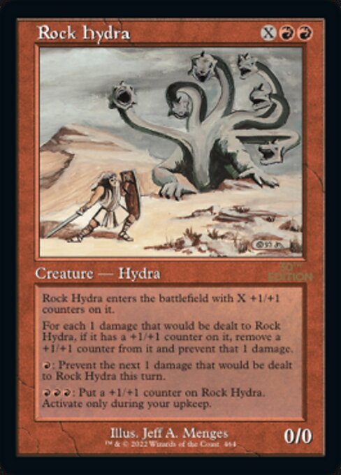 (英)Rock Hydra【30A】 旧枠加工カード No.464 ※トーナメントで使用することはできません。