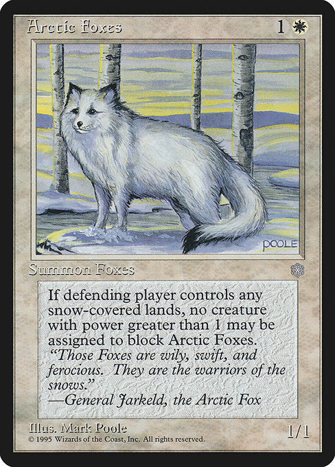 (英)Arctic Foxes【ICE】 No.002