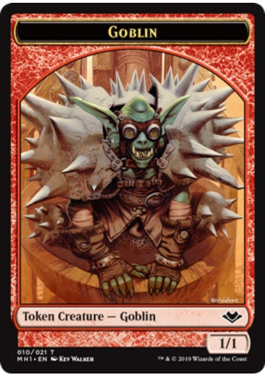 (英)【Foil】ゴブリントークン / Goblin Token【MH1-TOKEN】 No.010