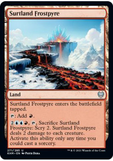 (英)【Foil】セルトランドの凍炎 / Surtland Frostpyre【KHM】 No.271