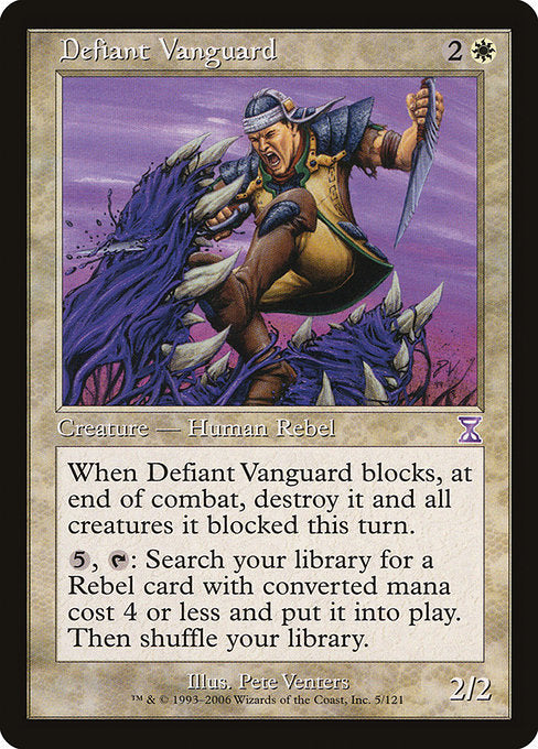 (英)【Foil】果敢な先兵 / Defiant Vanguard【TSB】旧枠 No.005