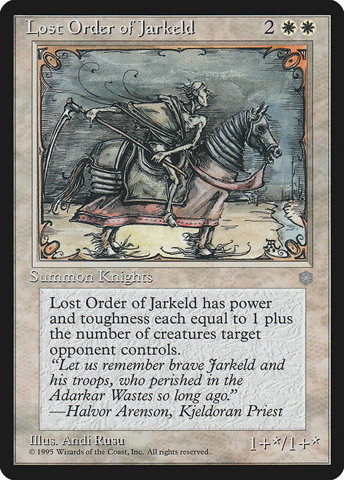 (英)Lost Order of Jarkeld【ICE】 No.043