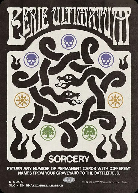 (英)奇妙な根本原理 / Eerie Ultimatum【SLC】 Secret Lair Countdown Kit: An Encyclopedia of Magic No.005