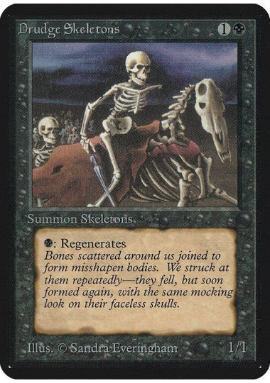 (英)蠢く骸骨 / Drudge Skeletons【ALPHA】 No.106