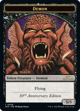 (英)デーモントークン / Demon Token【30A-TOKEN】 No.006