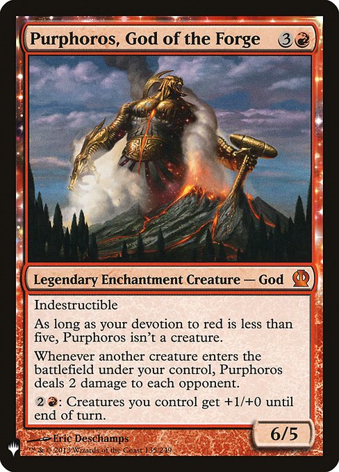 (英)鍛冶の神、パーフォロス / Purphoros, God of the Forge【MB1】 No.1029