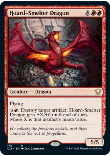 (英)蔵製錬のドラゴン / Hoard-Smelter Dragon【C21】 No.173