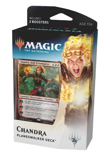 (英)ドミナリア プレインズウォーカーデッキ「勇敢な紅蓮術師、チャンドラ」 / Dominaria Planeswalker Deck 「Chandra, Bold Pyromancer」【GIFT】 ※発送方法は「ゆうパック」を選択してください。