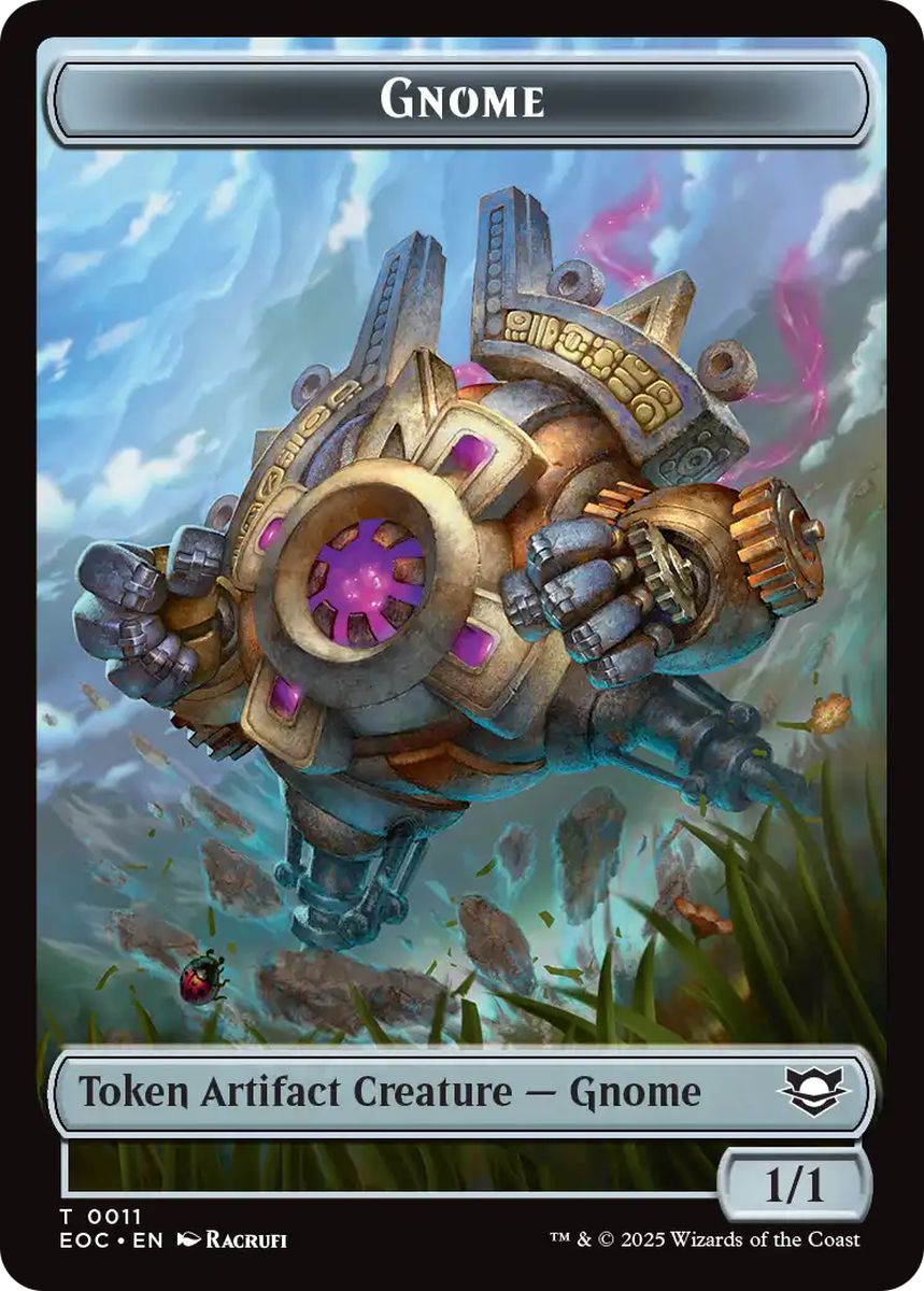 (英)ノームトークン / Gnome Token No.011 - ゴーレムトークン / Golem Token【EOC-TOKEN】 No.014