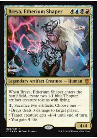 (英)【Foil】エーテリウム造物師、ブレイヤ / Breya, Etherium Shaper【C16】 No.029