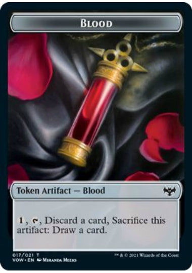 (英)血トークン / Blood Token【VOW-TOKEN】 No.017