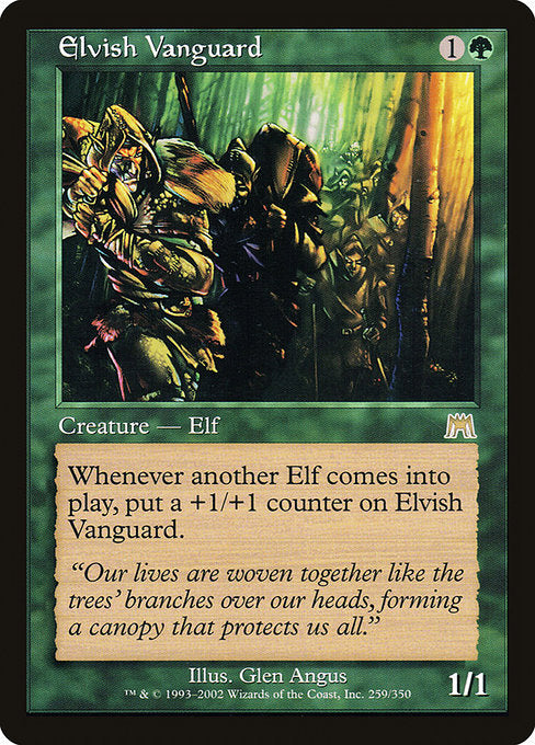 (英)【Foil】エルフの先兵 / Elvish Vanguard【ONS】 No.259