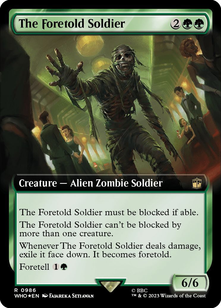 (英)【Surge-Foil】フォートールドの兵士 / The Foretold Soldier ★拡張枠★ 【WHO】 No.0986