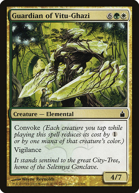(英)【Foil】ヴィトゥ＝ガジーの守護者 / Guardian of Vitu-Ghazi【RAV】 No.212