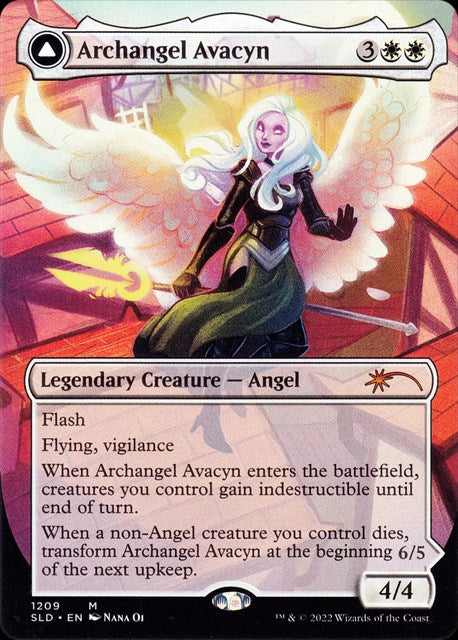 【統率者提示用カード】(英)大天使アヴァシン / Archangel Avacyn - 浄化の天使、アヴァシン / Avacyn, the Purifier【SLD】 From Cute to Brute No.1209