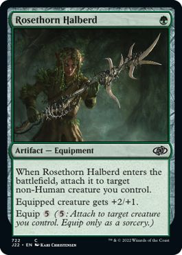 (英)薔薇棘の矛槍 / Rosethorn Halberd【J22】 No.722