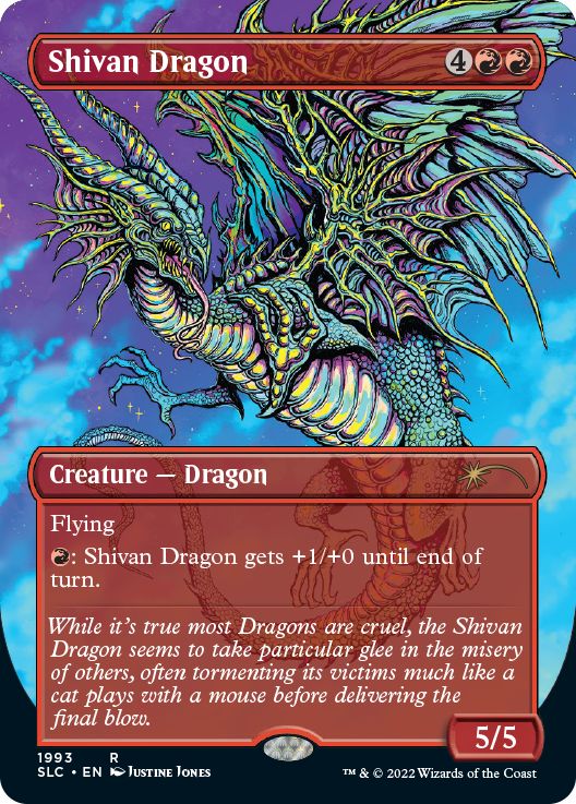 (英)シヴ山のドラゴン / Shivan Dragon【SLC】 30th Anniversary Countdown Kit No.1993