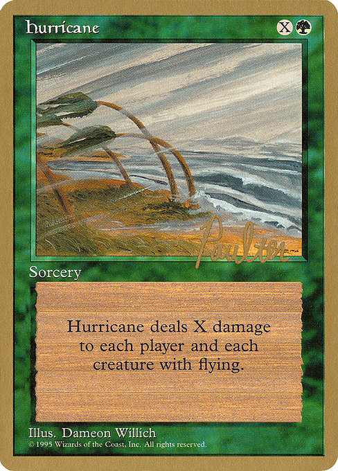 (英)ハリケーン / Hurricane【PTC】 ProTour NewYork Decks 1996 Preston Poulter 金枠 No.151