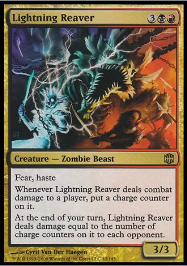 (英)【Foil】稲妻の引き裂くもの / Lightning Reaver【ARB】 No.042